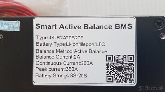 Smart BMS JK B2A20S20P - 200A - 2