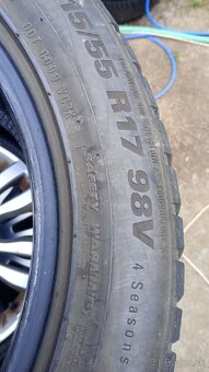 215/55 R17 zimné pneumatiky Kumho - 2