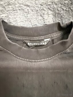 Balenciaga potrhané tričko unisex S - 2