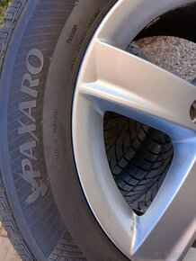 5x112 mm 225/55 R16 H zimné pneumatiky +elektróny stav 80% - 2