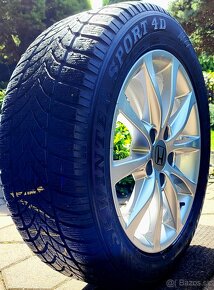 alu R16 5x114,3 orig. Honda, (zimné pneu 205/55) - 2