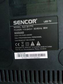 SENCOR LED TV MODEL: SLE 3217TC - 2