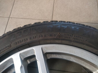 Alu disky +pneu Audi,Škoda 17" 7Jx17, 5x112, ET30 - 2