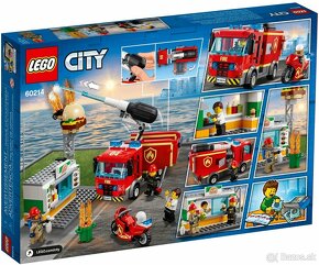 LEGO CITY 60214 - Zásah hasičov v burgárni - 2