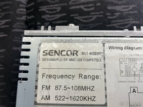 Sencor rádio 15 - 2