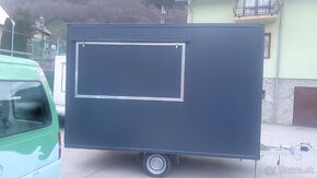 Food truck pojazdný stánok bufet gastro príves predajňa - 2