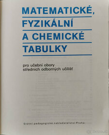 Matematické, fyzikální a chemické tab. pro učební obory SOU - 2