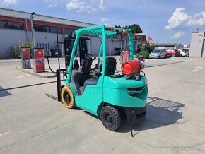 vzv Mitsubishi FG25N, nosnosť 2.5t, triplex, 3700 motohodín - 2