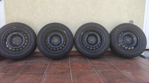 Sada kolies 5x112 R16 - zimné gumy Firestone 205/60 R16 - 2