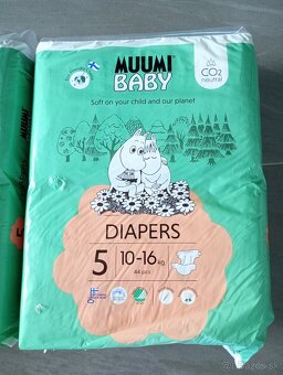 Muumi Baby 5 Maxi+ 10-16 kg (132 ks) - 2