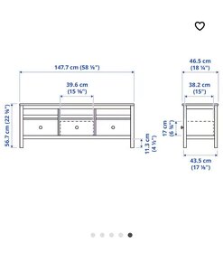 TV komoda séria Hemnes - 2