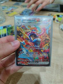 Predám pokemon kartu Greninja EX zo sady Twilight Masquerade - 2