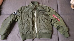 Alpha Industries letecka bunda bombera xxl - 2