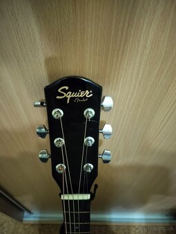 Gitara dreadnought Fender Squier čierna a výrezom - 2