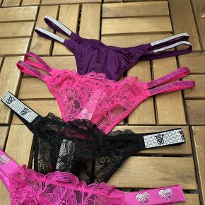 Victoria’s secret kamienkové tanga, veľkosť S - 2