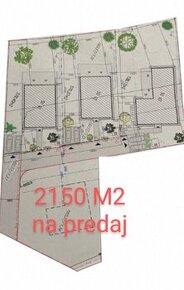 Veľký pozemok v Prešove 2150 m2 - 2