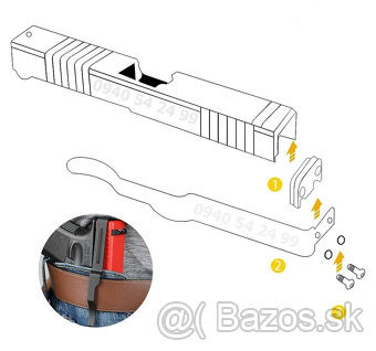 Spona clipdraw GLOCK - 2