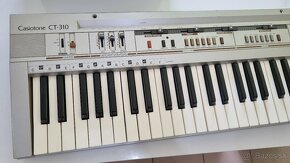 staršie retro klávesy casio CT-310 - 2