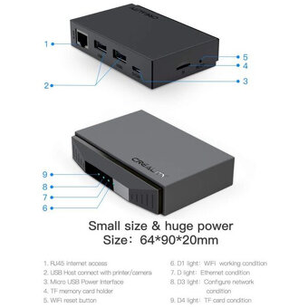 Creality WiFi Box - bezdrôtové ovládanie 3D tlačiarne - 2