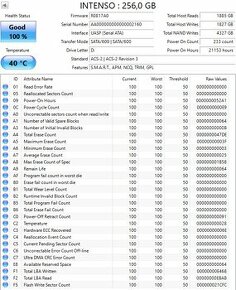 Intenso 256GB SSD SATA M2 - 2