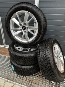 5x112 R16 7J ET35 Audi A4 + 205/60 R16 zimné - 2