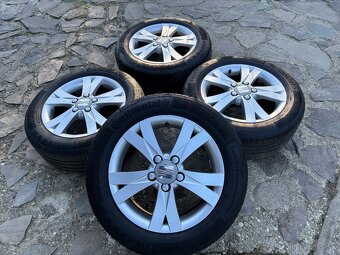 Hliníkové Disky Seat 215/55 R16 5x112 Letné Pneu - 2