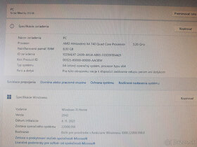 AMD X4 740/8GB/60SSD/320HDD/Windows11 ideálny pre študenta - 2