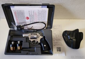 Ruger SP101, 357 mag., nestrielany, puzdro, naboje - 2