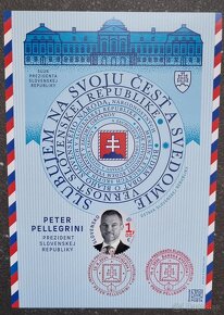 2024 prezident Pellegrini inauguracia FDC PaL pamatny list - 2