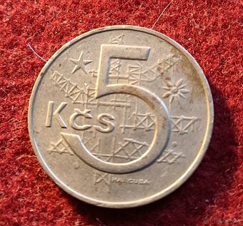 5 koruna 1966 b - 2