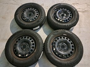 Predam plechove disky 5x112 R16 a zimne gumy - 2