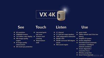 Projektor FENGMI VX 4K má 240 Hz obraz, 2500 ANSI - 2