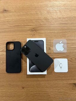 iPhone 15 PRO MAX 256GB BLACK TITANIUM - TOP STAV - 2