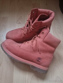 Nepremokave Timberland premium 6 Top stav lososove - 2