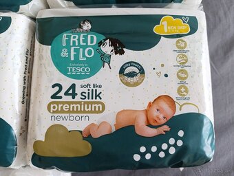 Plienky fred&flo 1, veľkosť 2-5kilo - 2