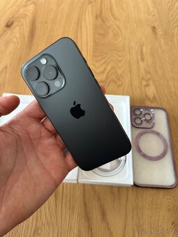 iPhone 15 Pro 128 gb Black Titanium v záruke + príslušenstvo - 2