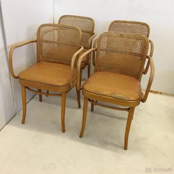 Stolicky Thonet TON Hoffmann 4 kusy - 2