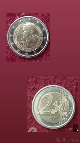 Predám vzácne 2 pamätné € mince - 2