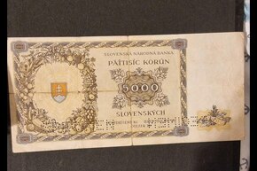 5000 korún slovenských 1944 - 2