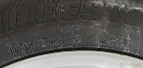 Predám letné pneumatiky 185/60 R15 - 2