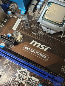 Predám dosku MSI B85 + CPU i5 4460 - 2