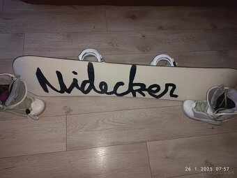 Detský Snowboard Nidecker viazanie K2 bliss,Boty Radical 38 - 2