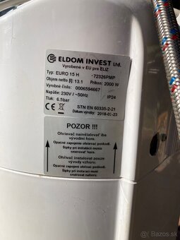 Predám 15 l elektrický bojler Eliz H15 - 2