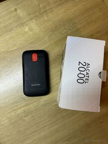 Alcatel 2000X Black – Telefón pre seniorov - 2