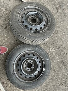 Predam ocelove disky + zimne gumy / pneumatiky 165/70r14 - 2