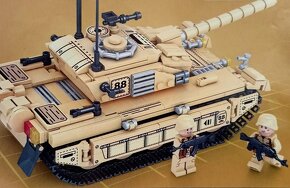 TANK + 2 vojaci-646 ks stavebnica - 2