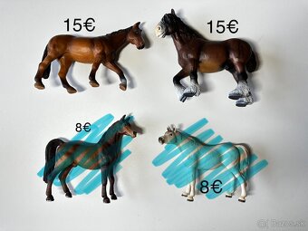 Schleich- staré kone - 2