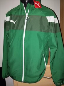 PUMA Jacket pôvabnej zelenej farby,oficialný,nový produkt - 2