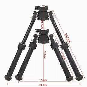 Bipod dvojnožka na weaver lištu a picantinny - 2