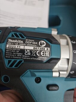 Makita ddf484 nabíjačka bateria kufrík - 2